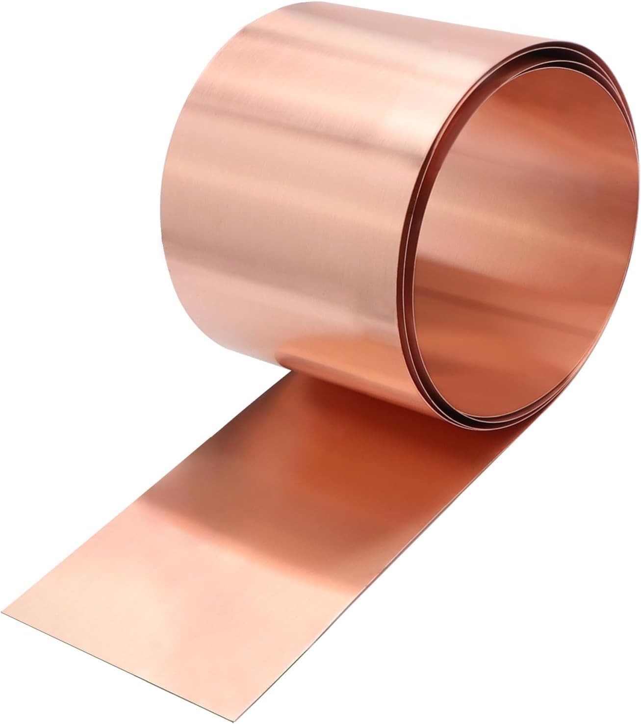 Copper Flashing,26 Gauge(0.4mm) Thickness, 4in x 10ft, 99.95% Pure Copper She…