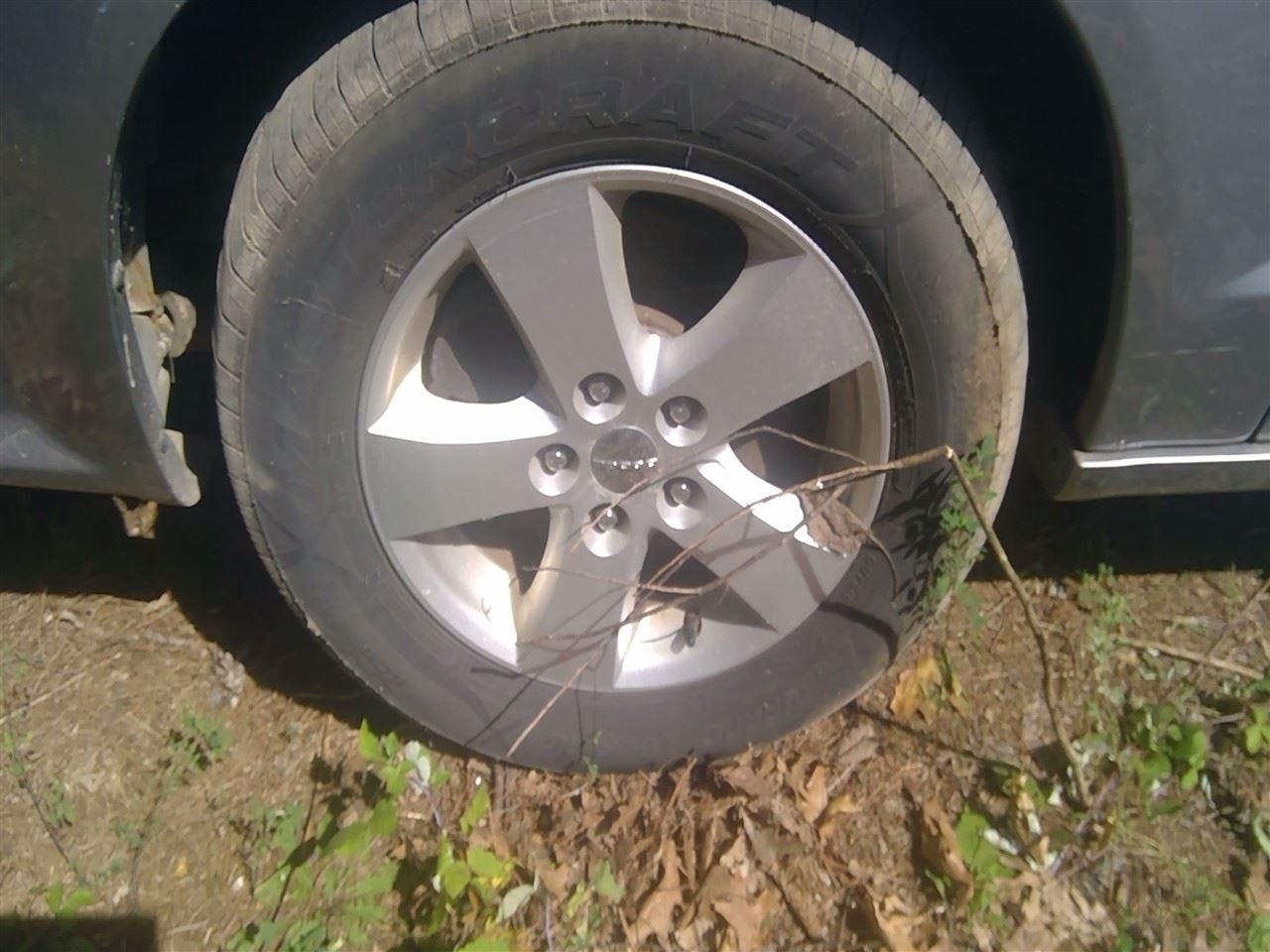 Wheel 17×6-1/2 Aluminum 5 Solid Spoke Fits 11-19 Journey 3754805
