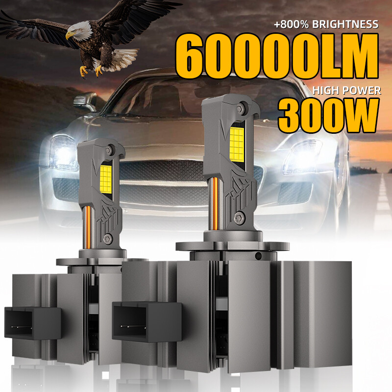 D1S D1R LED Headlight Bulb High Low Beam HID Xenon Conversion Kit 300W 60000LM
