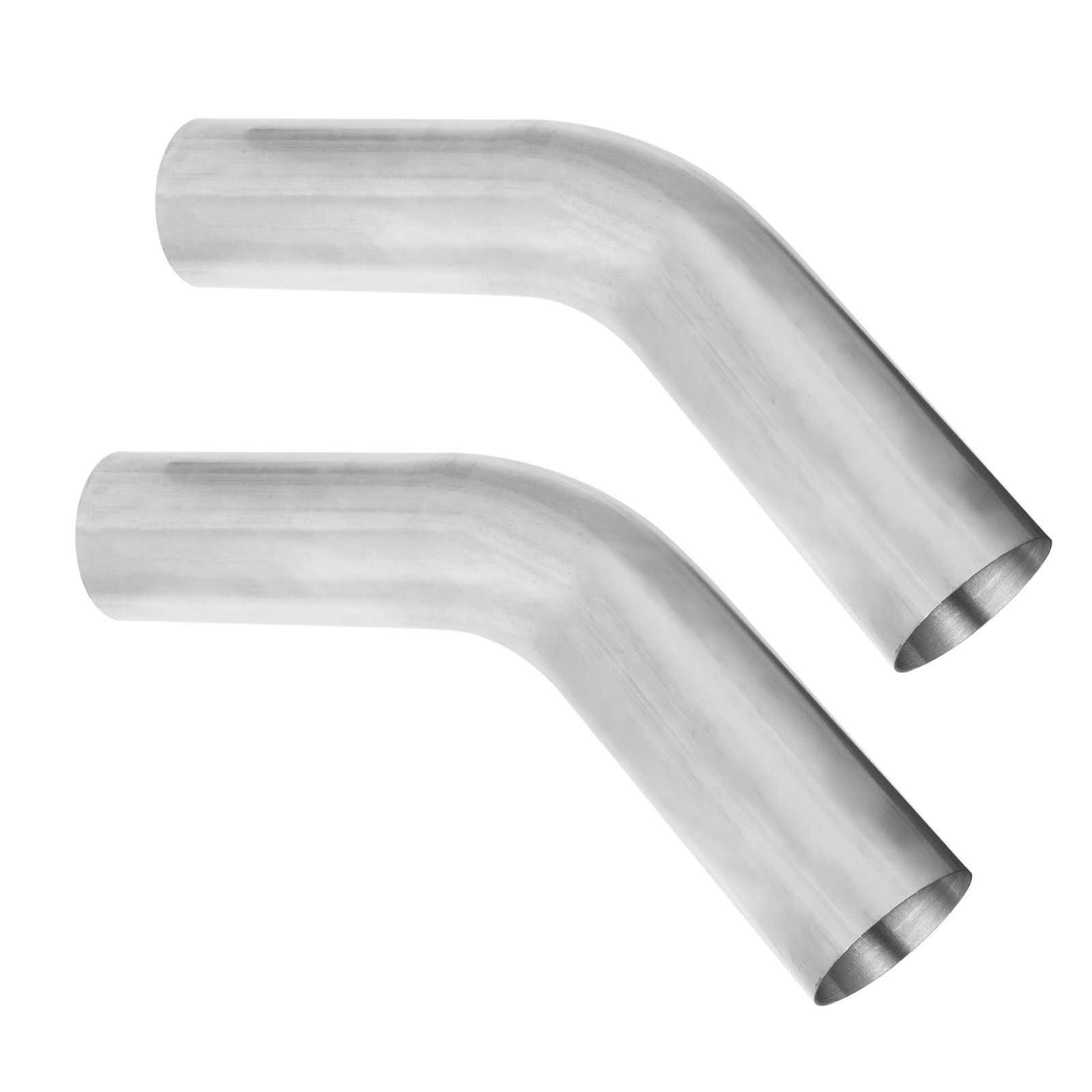 3″45 Degree Exhaust Mandrel Bend Pipe, Stainless Steel Universal Fit Exhaust Pip
