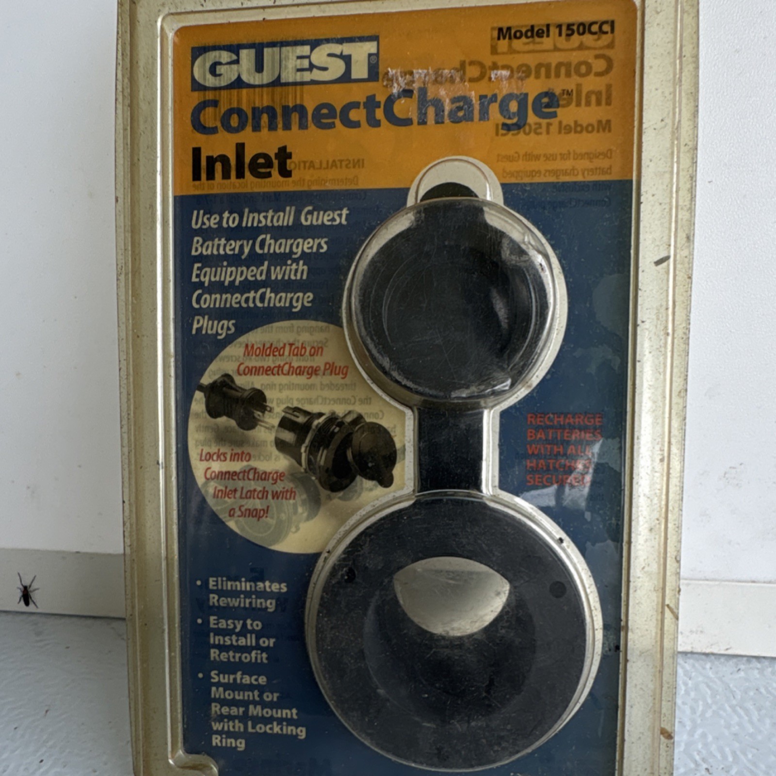 N23A Guest 150CCI Connect Charge Inlet Mount Plug OEM New Factory Boat Parts
