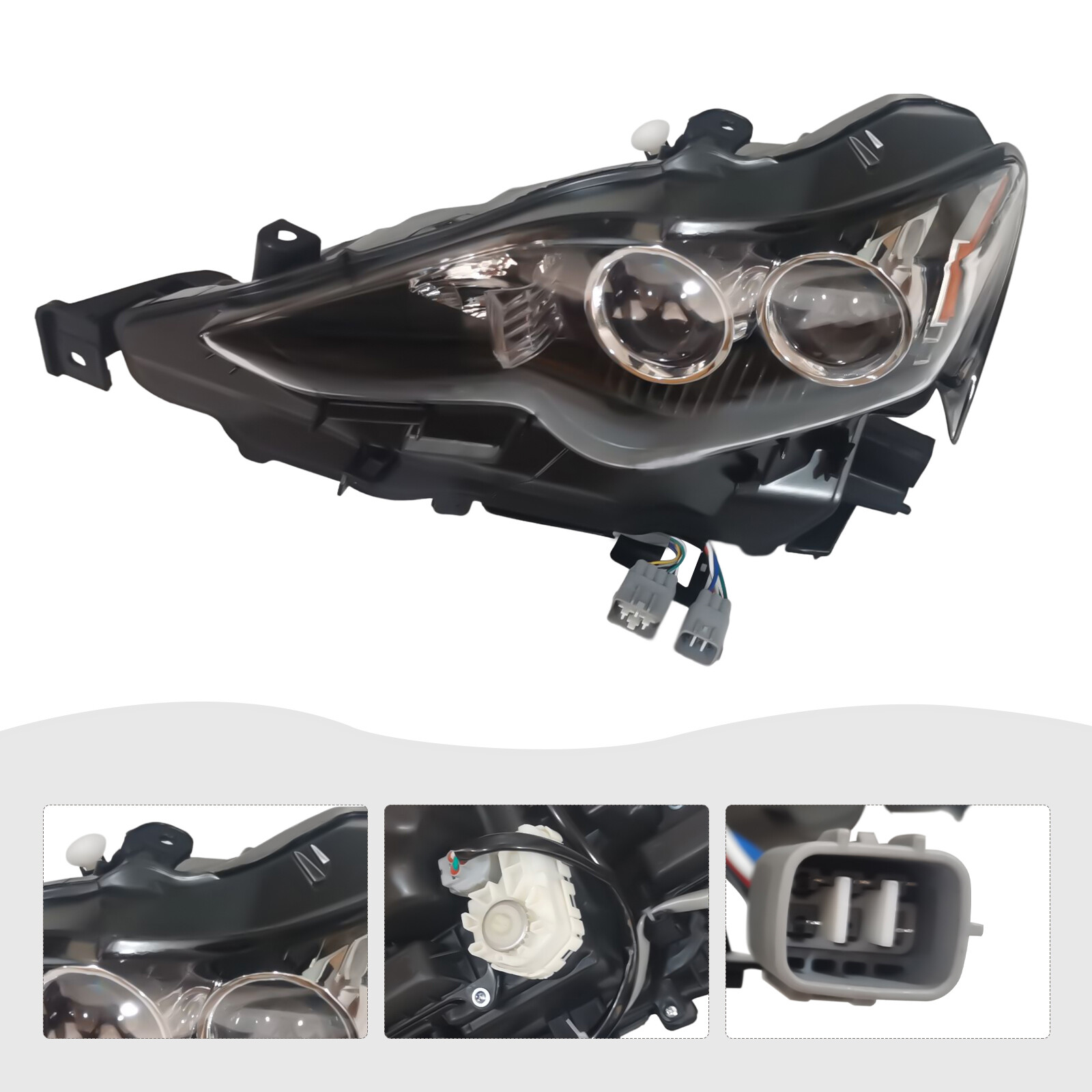 For 2014-2016 Lexus IS250 IS350 LED Left Driver Side Headlight Black Housing US