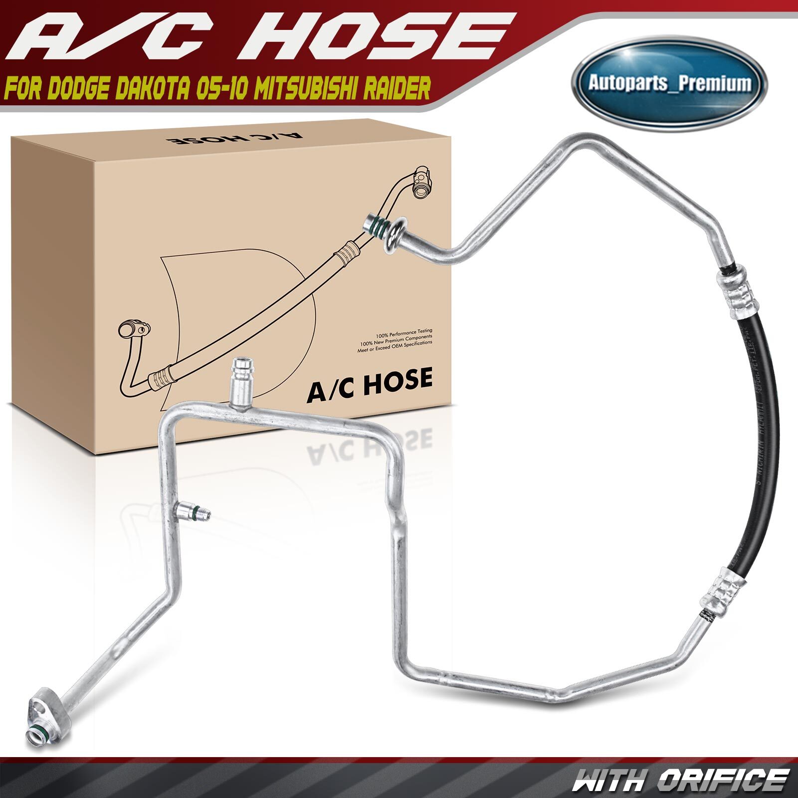 A/C Hose Liquid Line for Dodge Dakota 2005-2010 Mitsubishi Raider 2006 2007-2009