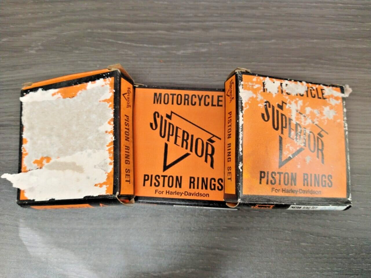 NOS Harley-Davidson Piston Ring Set 228CR .030 Superior Dixie 74″ 80″ Big Twin