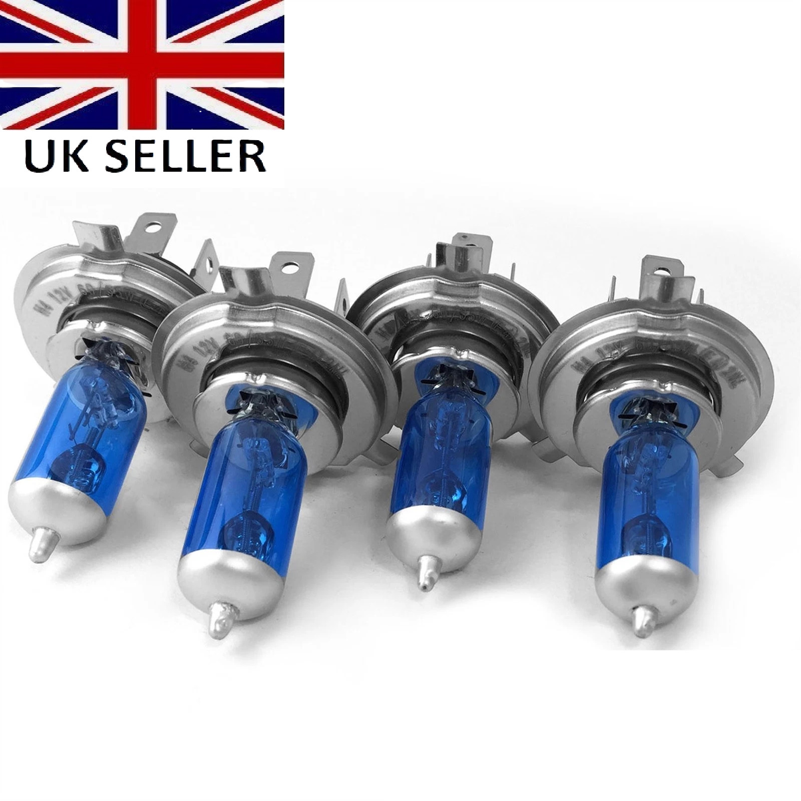 Chevrolet Matiz 2005-2011 Low High Beam Xenon H4 Headlight Bulbs Set 100/130W