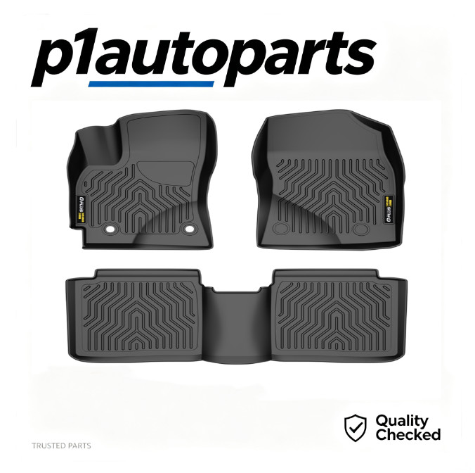 Fit For 2014-2019 Toyota Corolla Sedan Black Floor Mats Liners TPE All-Weather