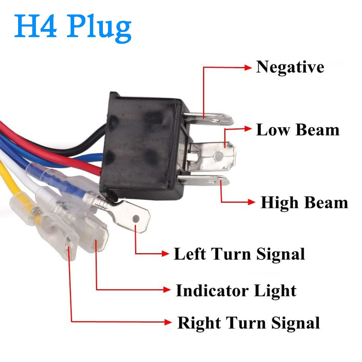 5.75″ 5-3/4″ LED Headlight Hi/Lo Turn Signal For Ice Bear Mad Dog 150cc Scooters