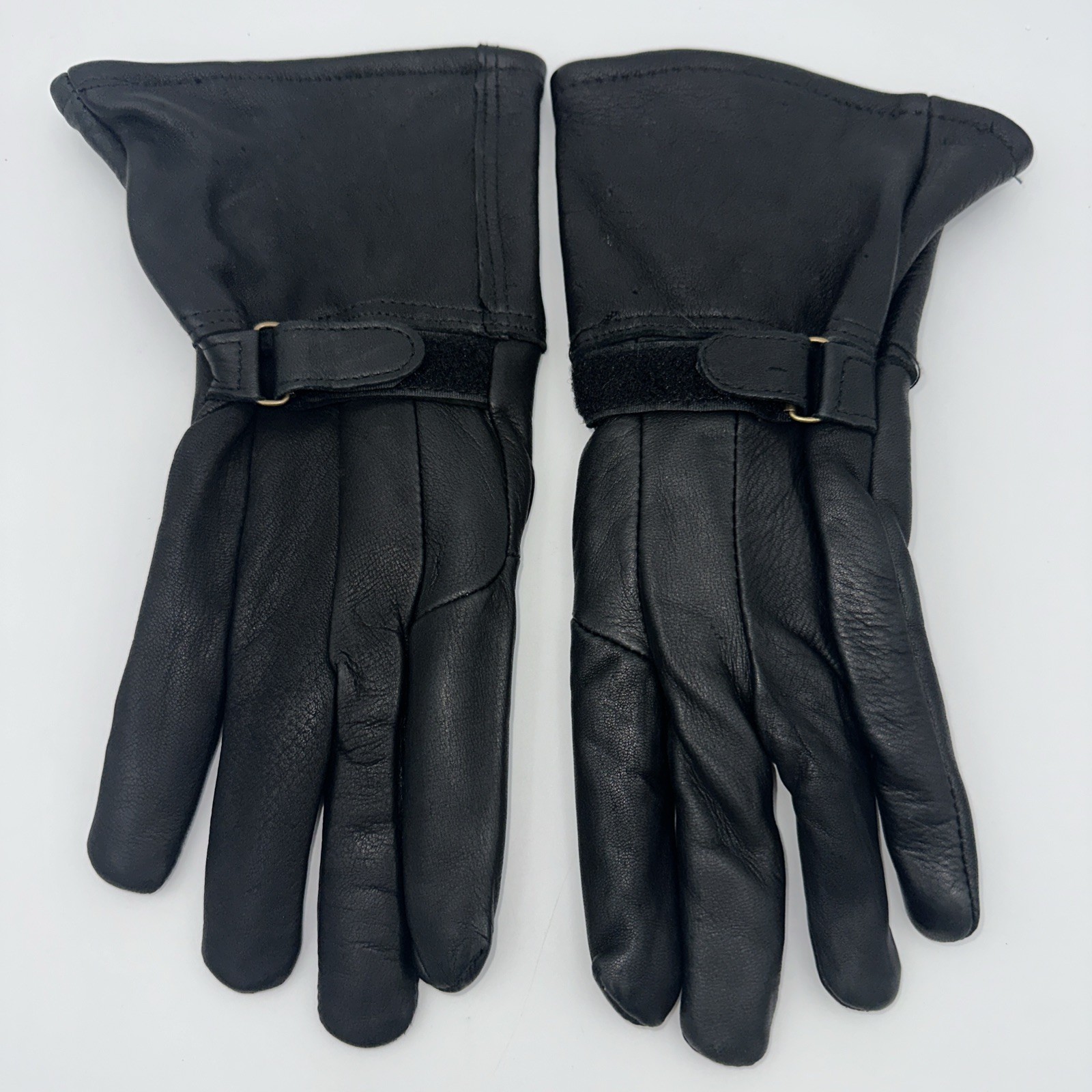 Black Leather Riding Gloves Thinsulate 40G Small Winter Insulated American Deer