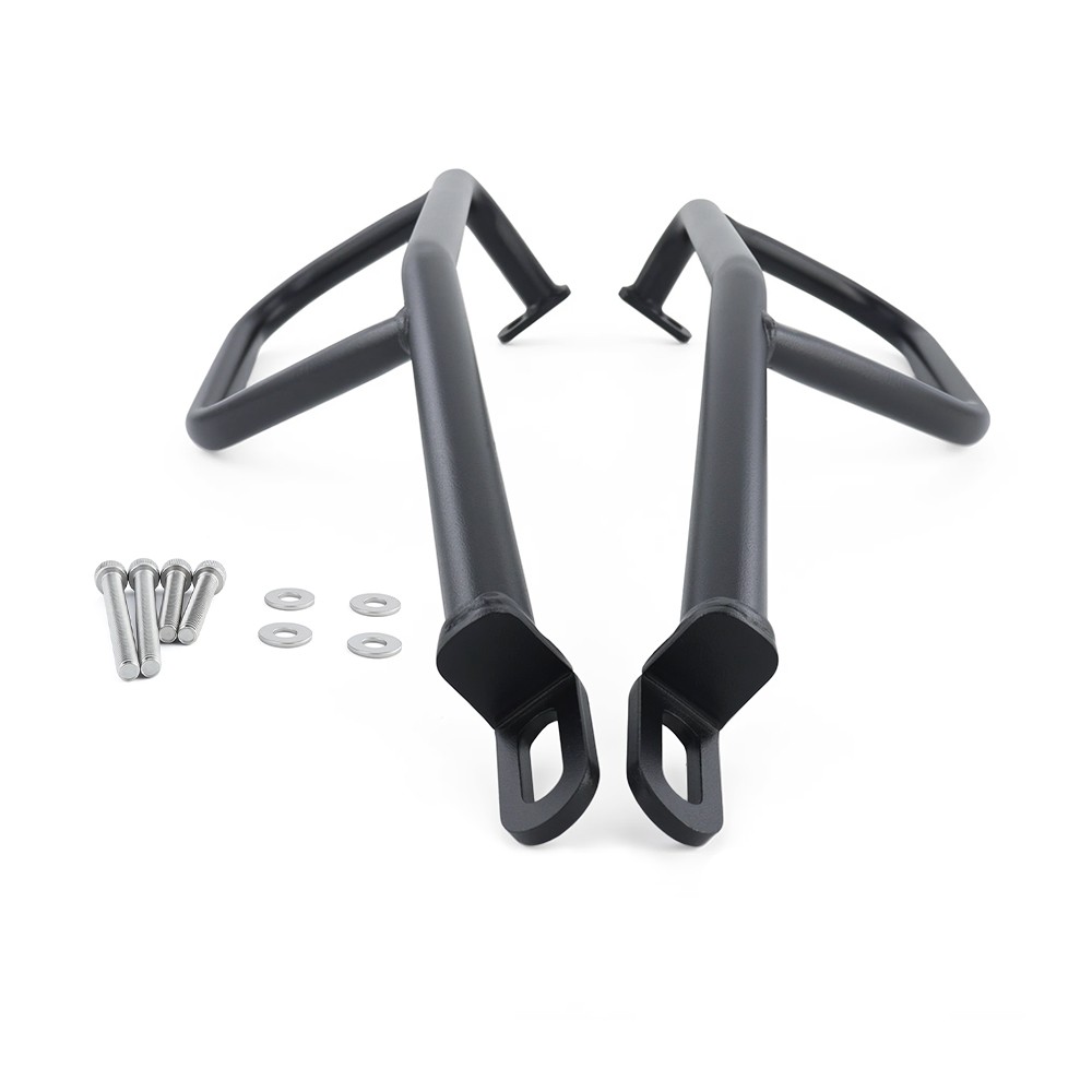 1 Set Rear Engine Guard Crash Bars Protector Fit For Kawasaki KLR650 2022-2023