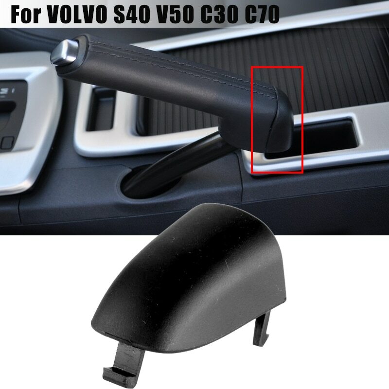 HANDBRAKE PARKING HAND BRAKE LEVER HANDLE CAP COVER FOR VOLVO S40 V50 C30 C70,