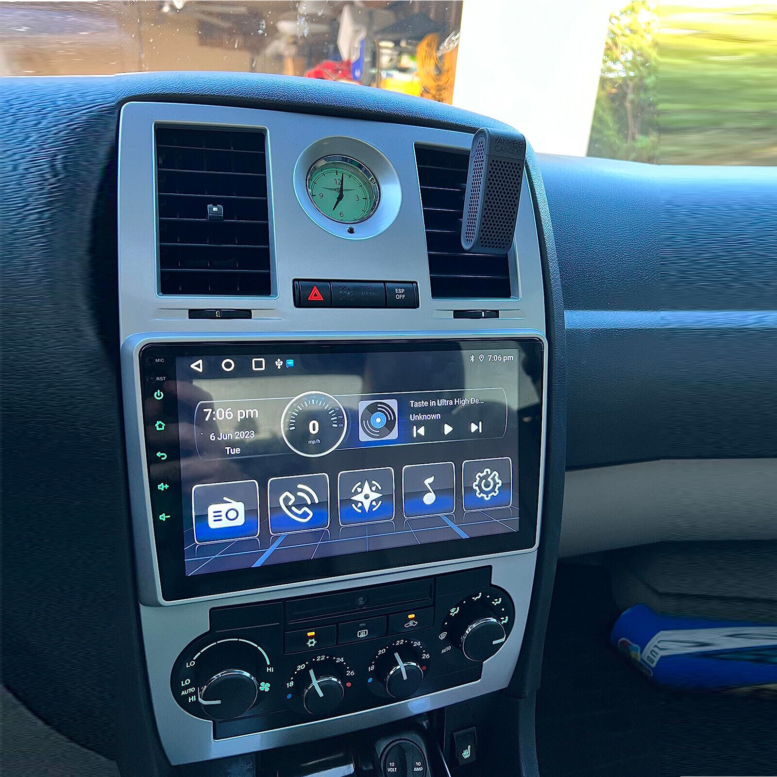 For 2004-2007 Chrysler 300C Android 13.0 CarPlay Car Stereo Radio GPS Navi WiFi
