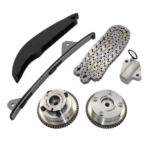 Timing Chain Kits & Pair VVT Gear Sprocket For Kia Soul Hyundai Elantra 1.8L