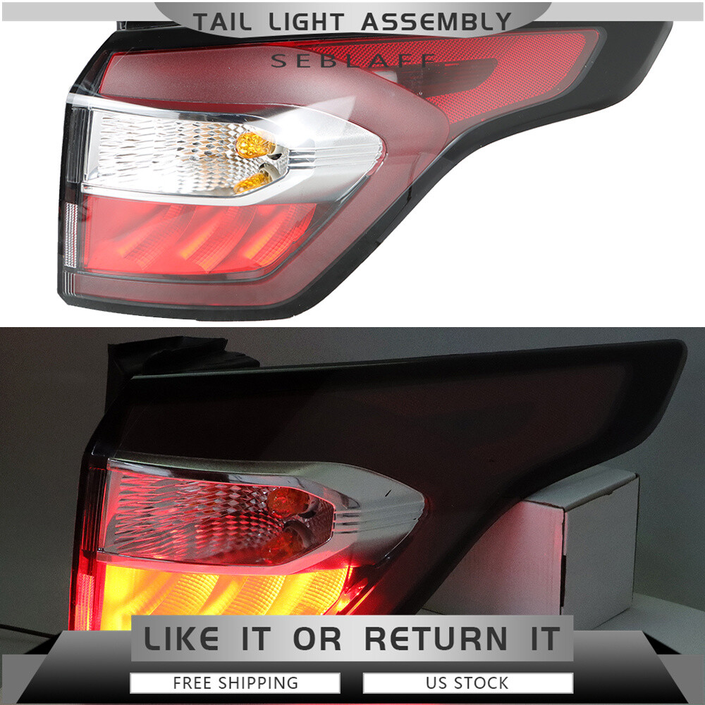 2 PCS For Ford Escape Kuga 2017-2019 Halogen Left+Right Brake Lamps Tail Lights