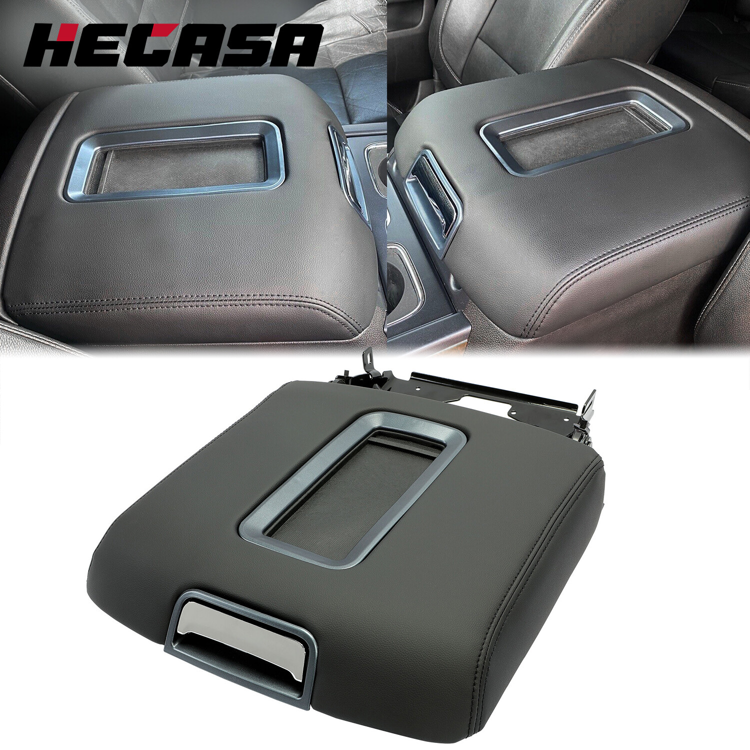 Center Console Armrest Lid For 14-19 Chevy Silverado Sierra Suburban 0227083AA