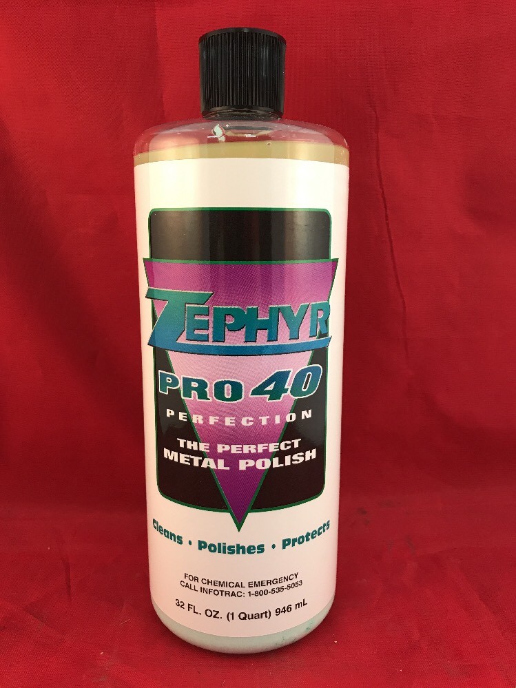 Zephyr KIT PRO-40032 Pro-40 Perfection, The Perfect Metal Polish – 32 fl. oz.