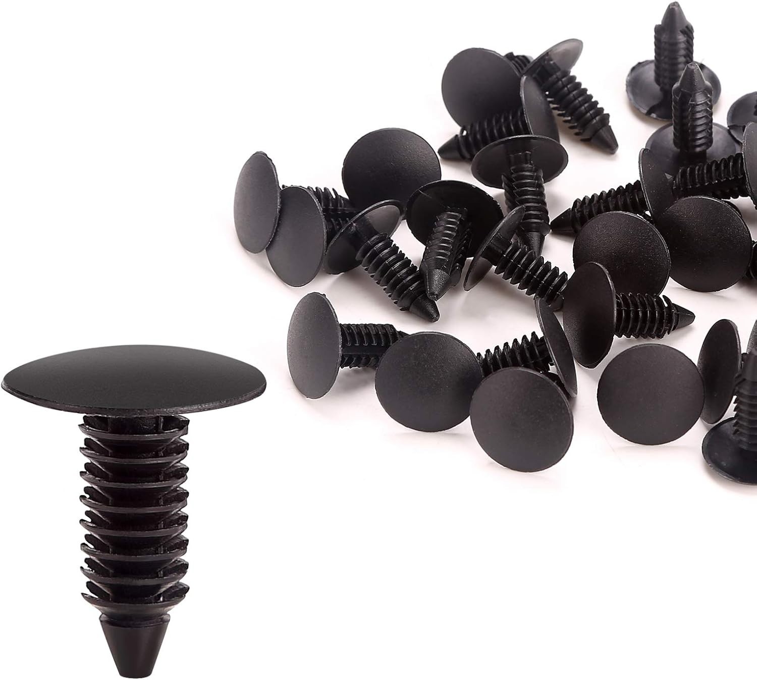 Universal Plastic Rivets 30pc Black Golf Cart Auto Body Fastener EZGO Yamaha