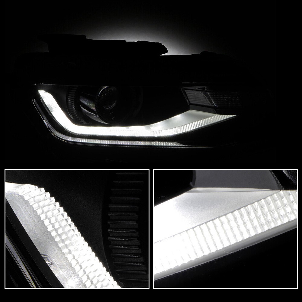 HID Headlight For 2016-2024 Chevy Camaro w/Bulb w/Ballast Left+Right Pair