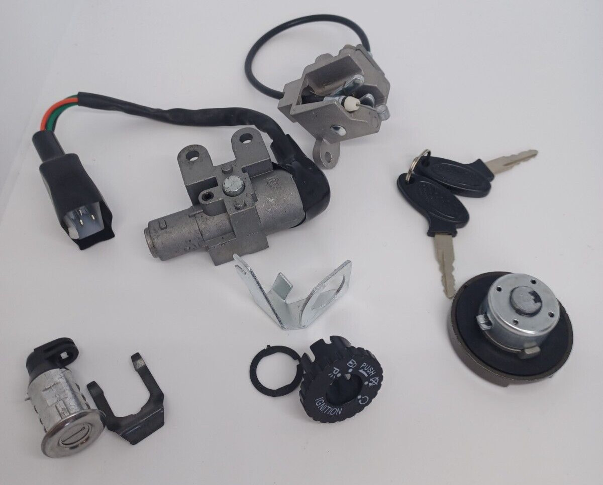 HIAORS GY6 49cc 50cc Ignition Switch Key Lock Gas Tank Cap Set TaoTao ATM50-A