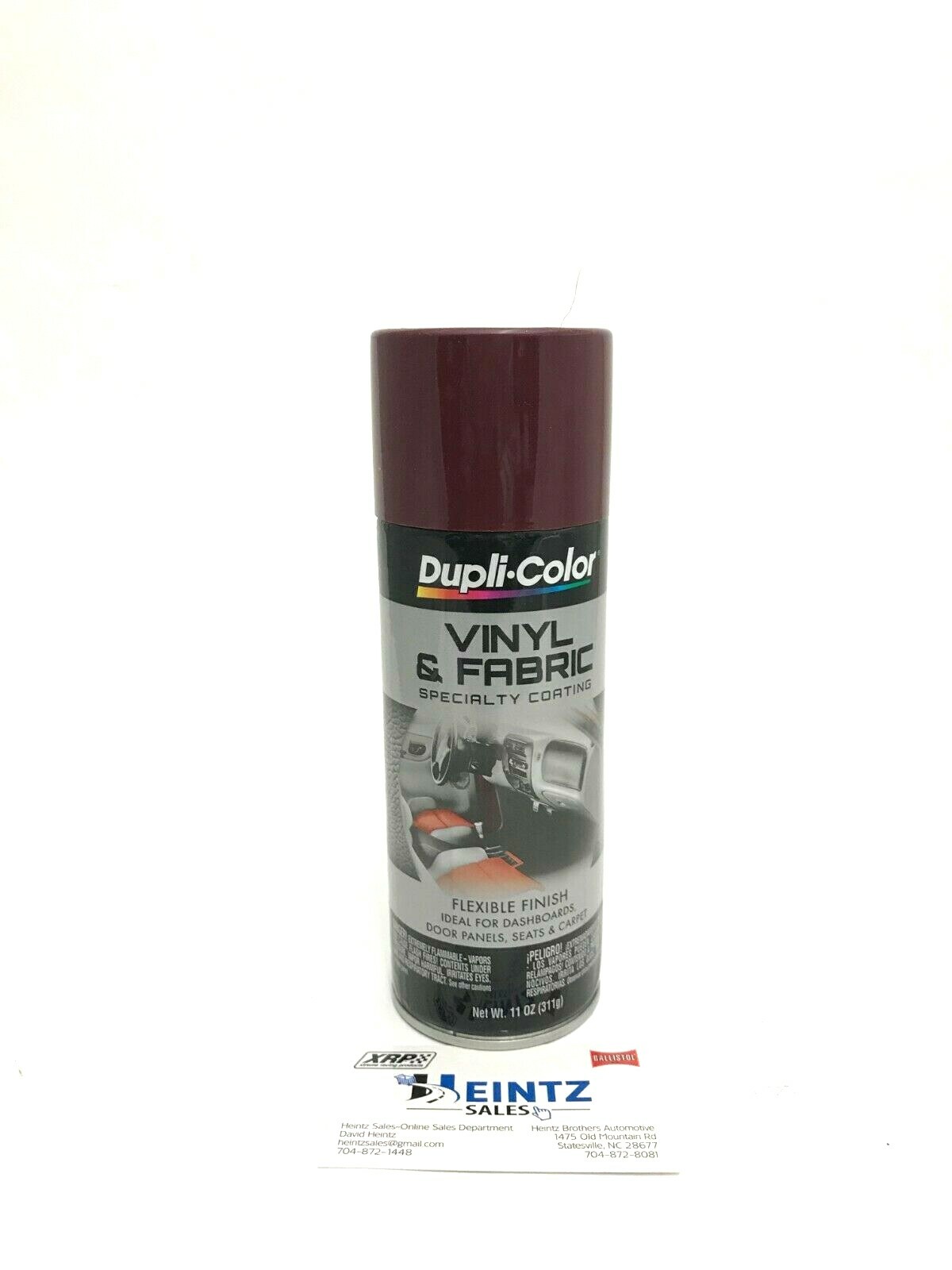 Duplicolor HVP110 Burgundy Vinyl And Fabric Coating 11oz. Aerosol-Upholstery
