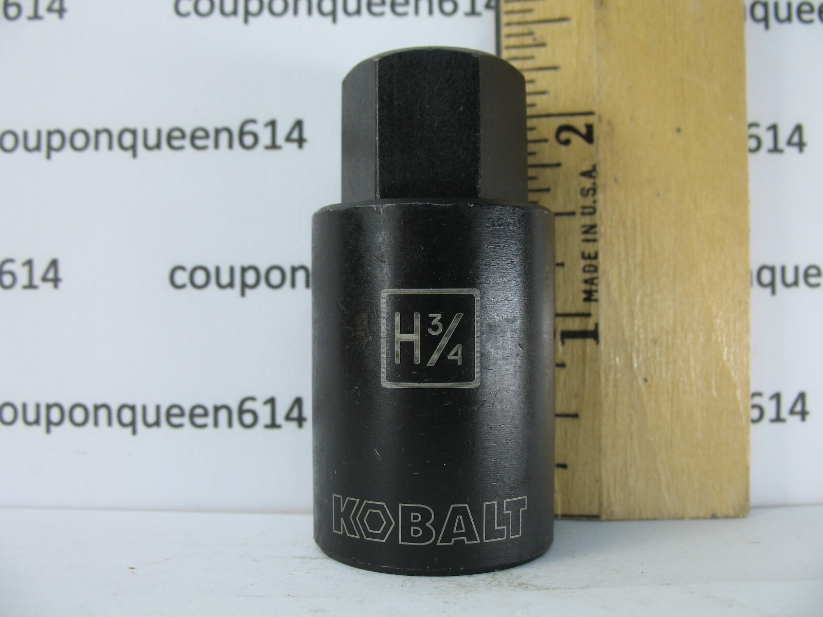 KOBALT 52059-0622, 1/2″ Drive Impact Grade Hex Bit Socket H3/4″ – Brand New