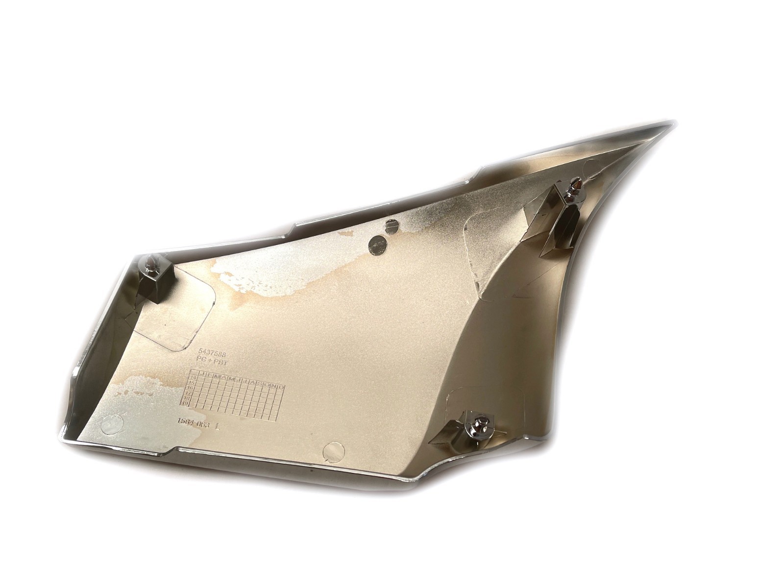 Mutazu Left-Side Chrome ABS Plastic Side Cover for Victory Cross Country Road