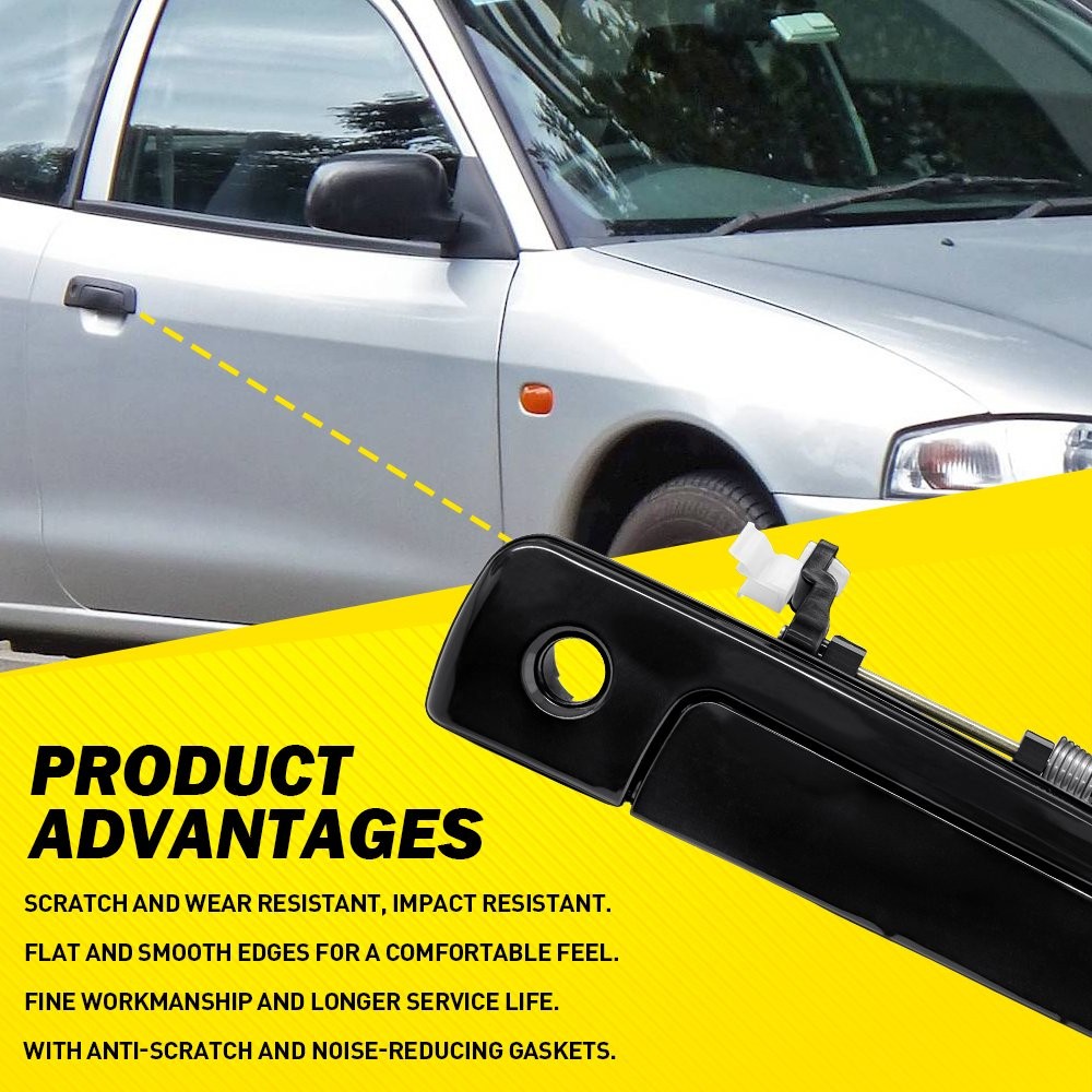 For 2003-2004 Mitsubishi Eclipse GTS Outer Exterior Door Handle Left Right 4Pcs