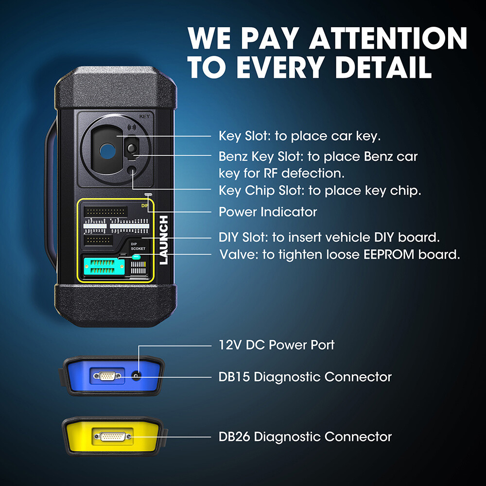 Launch X-Prog 3 Advanced Immobilizer & Key Programmer Work with X431 V+ PRO3S+