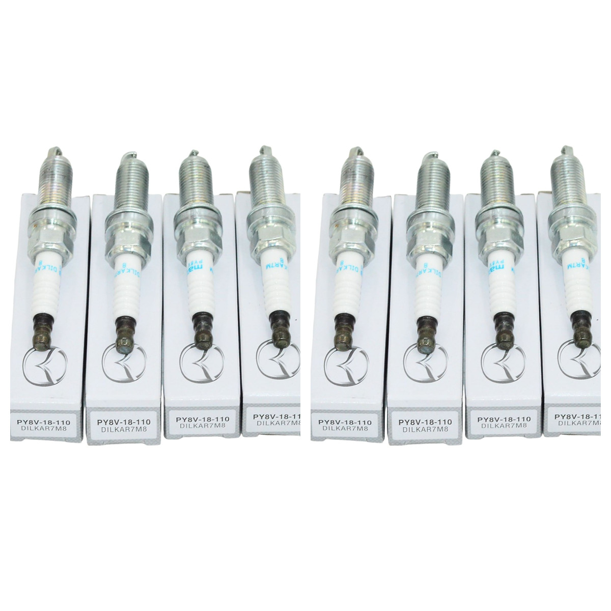 8pcs Spark Plug FOR 2016-2025 Mazda 2.5L TURBO PY8V-18-110