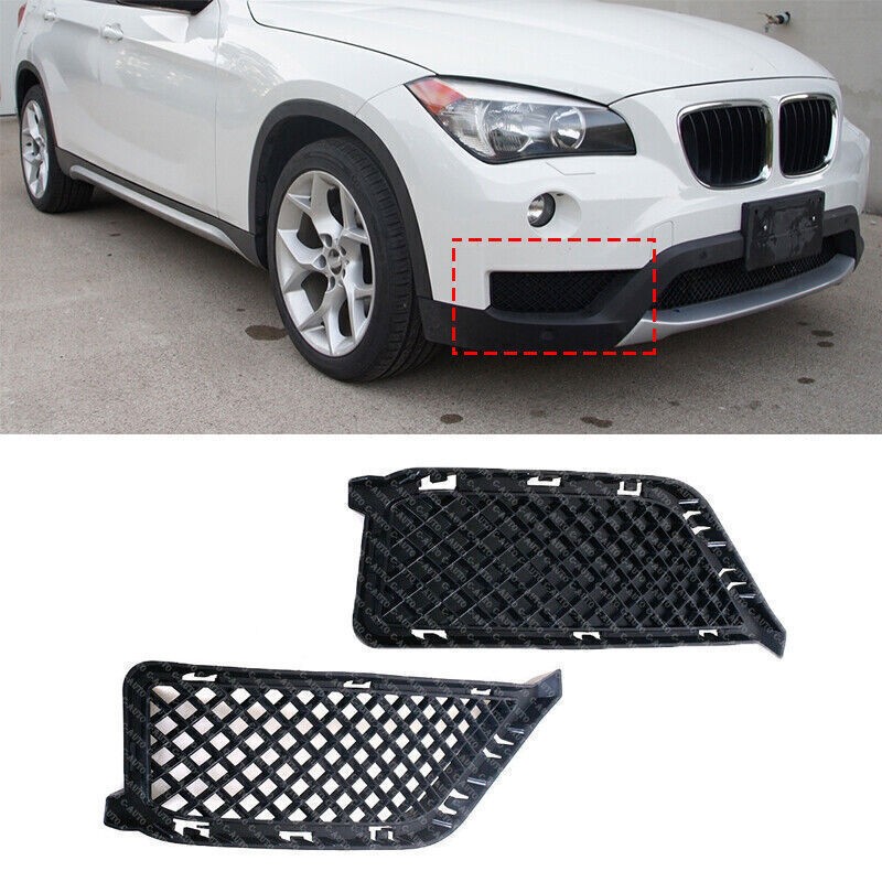 For Bmw X1 E84 2013 2014 2015 Left & Right Front Bumper Lower Bottom Grille Pair