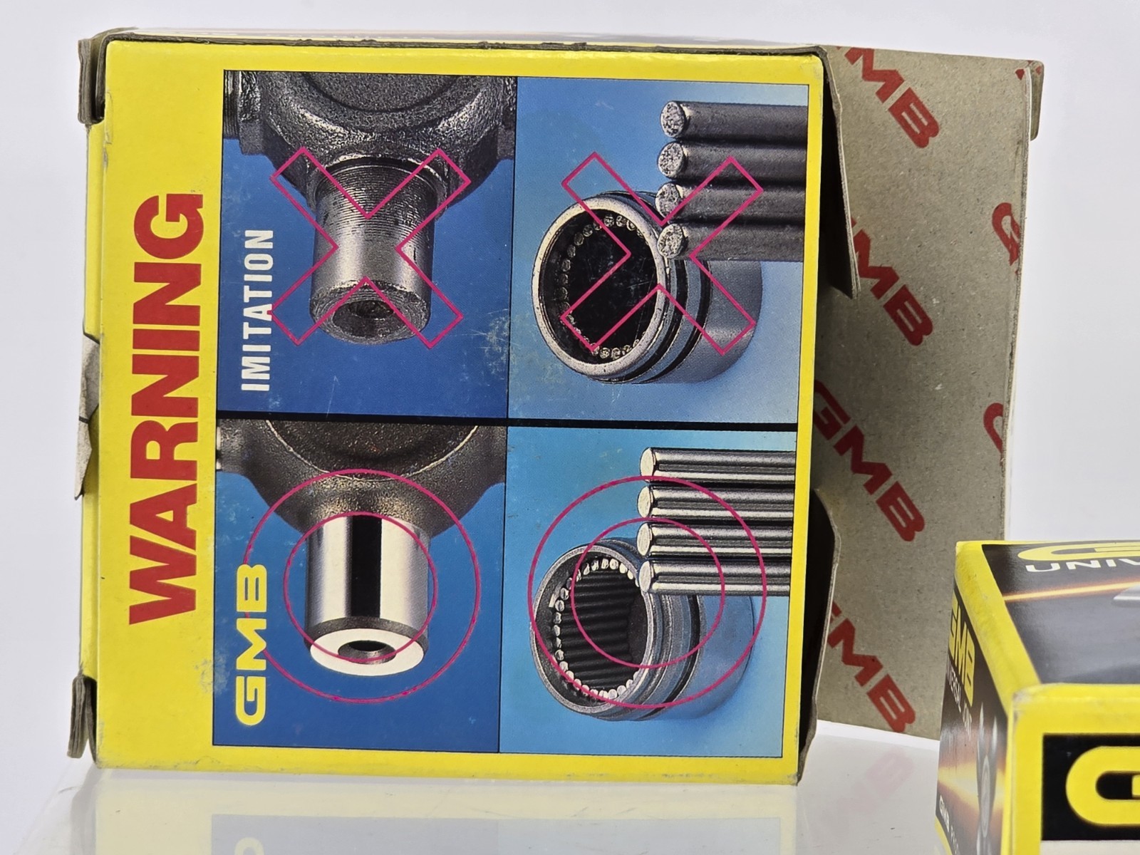 2 Lot Universal Joint Solid Cross U-Joint 82mm x 82mm GMB JLM823 (Made in Japan)
