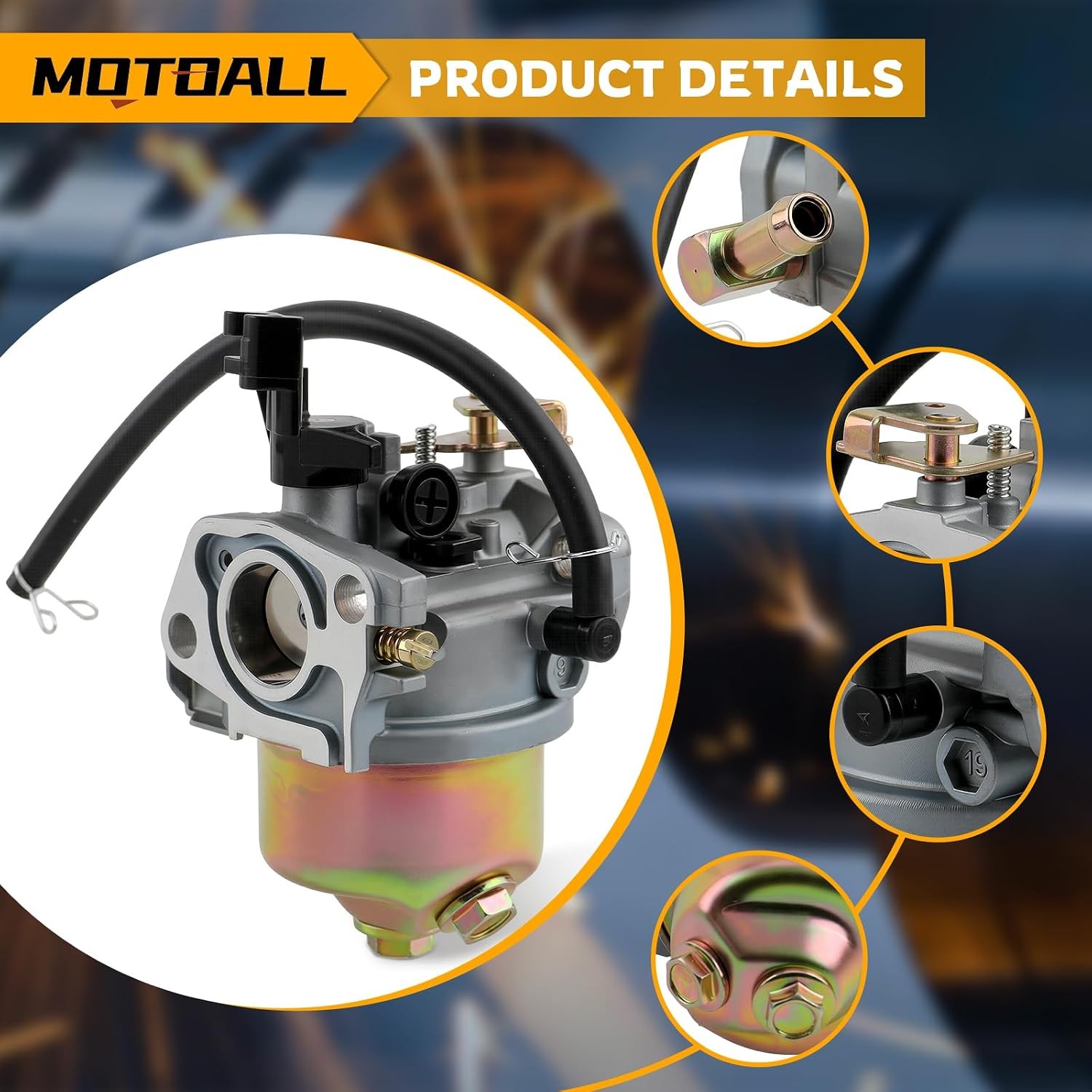MOTOALL 520-862 Carburetor for Cub Cadet MTD Troy Bilt HUAYI 170S 170SA 165S 165