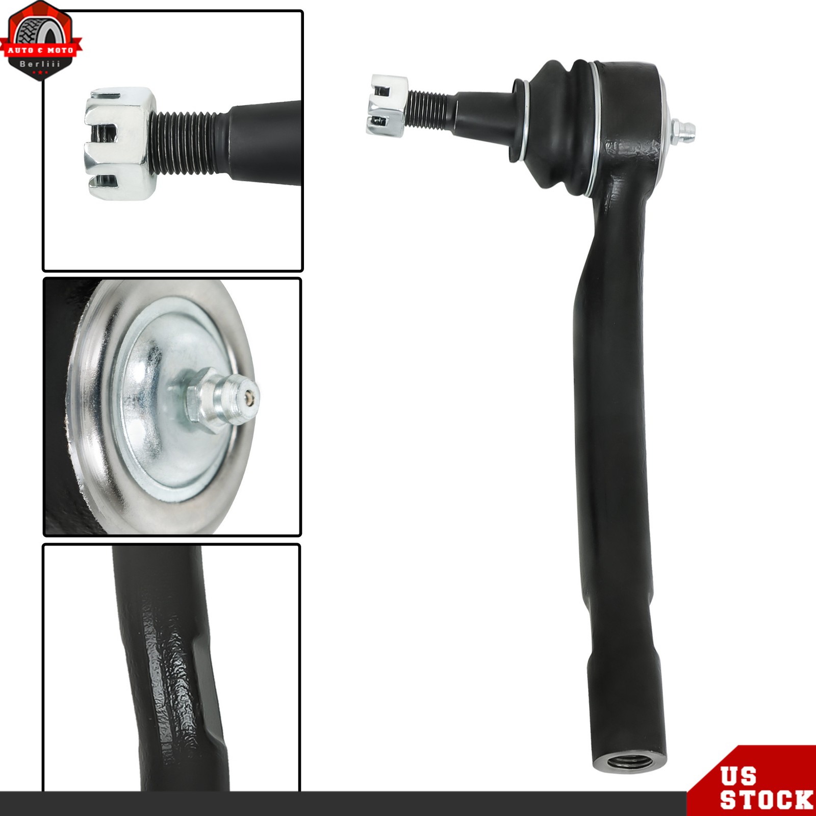 4pcs Front Inner and Outer Tie Rod Ends For 2013-2019 Nissan Altima Maxima Sedan