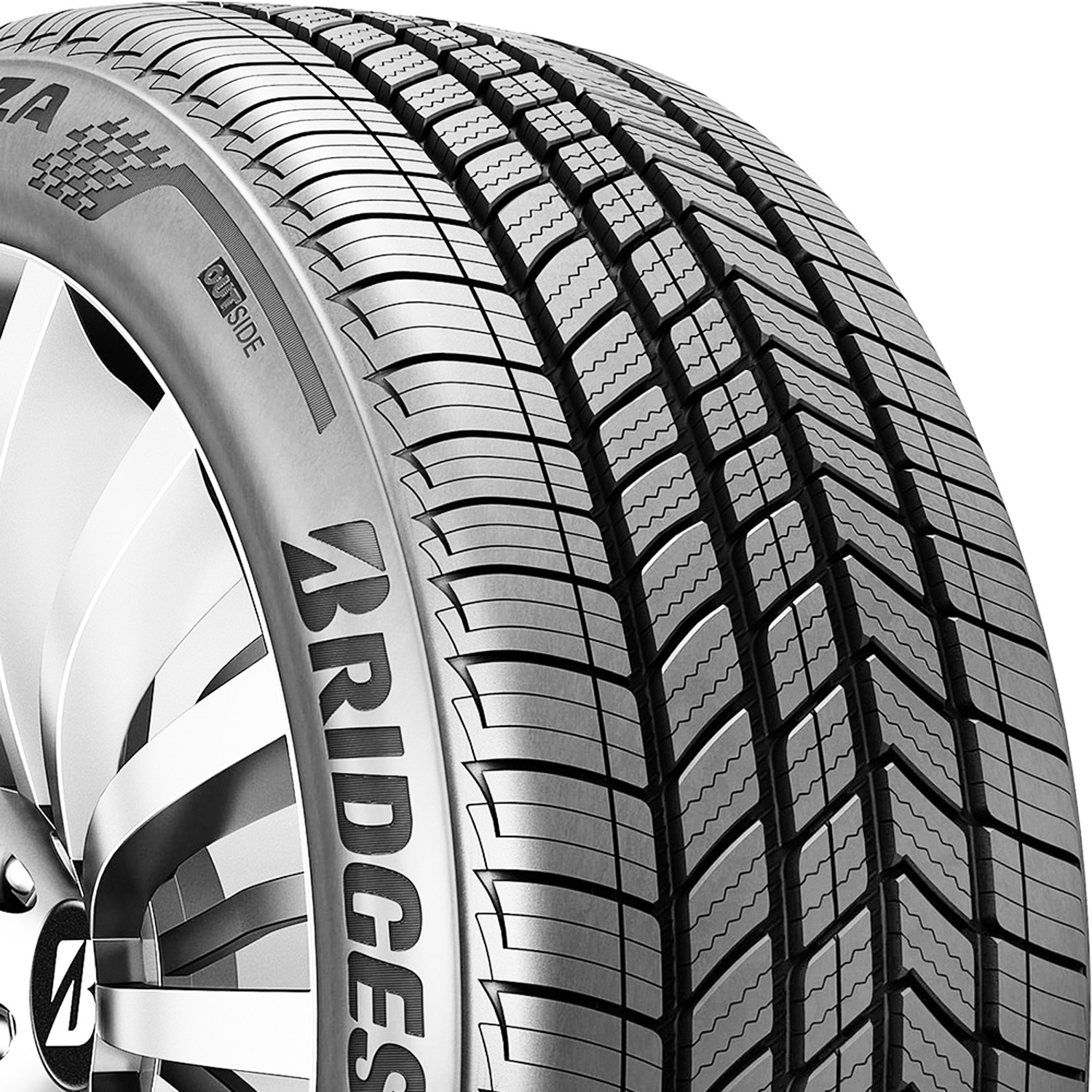 4 Tires Bridgestone Turanza Quiettrack 245/50R18 100V A/S All Season