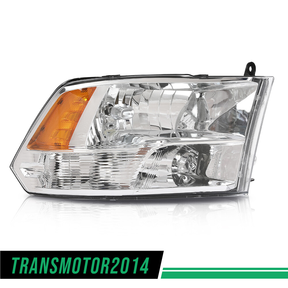 Fit For 2009-2018 Dodge Ram 1500 2500 3500 Chrome Headlights Passenger Side