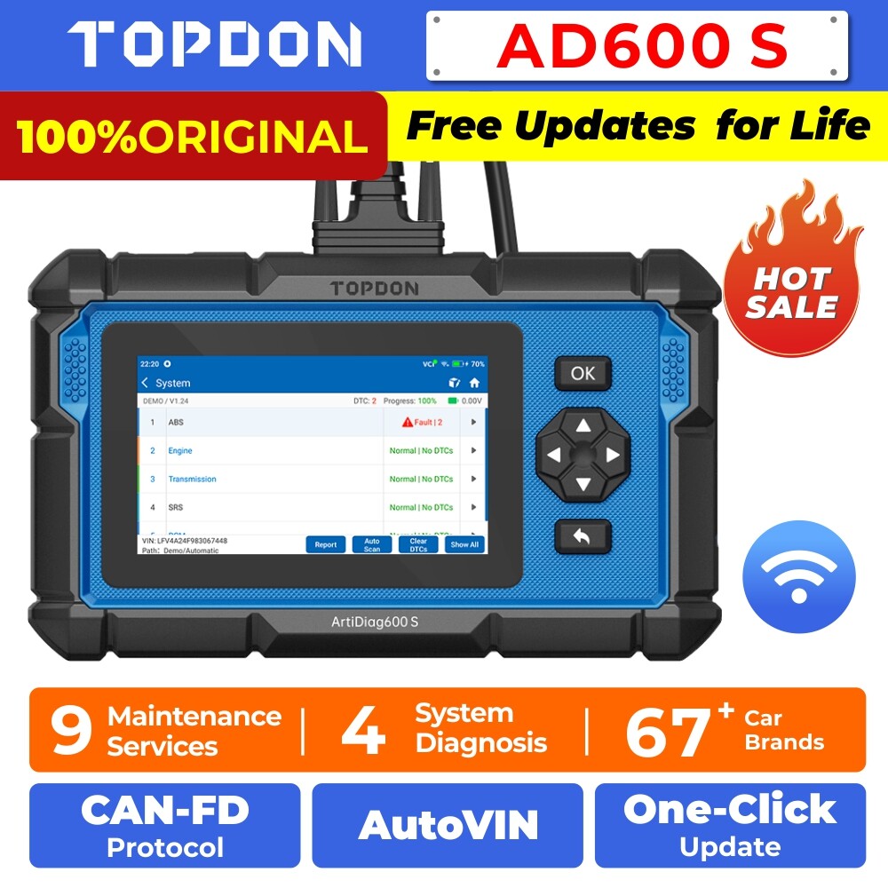 All System OBD2 Scanner Car Diagnostic Tool ABS,DPF,EPB,SAS,SRS,AT,Engine Scan