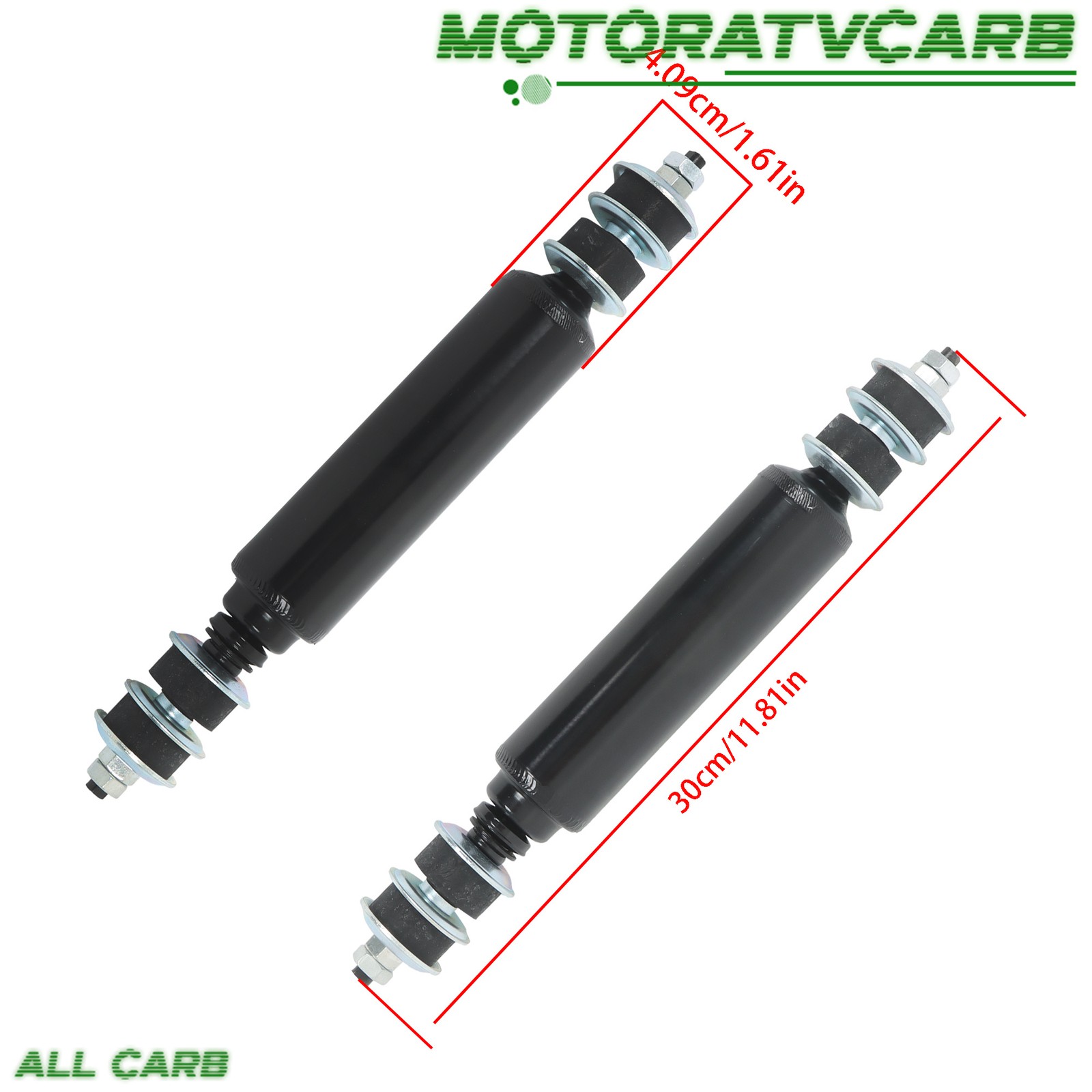 ALL-CARB Golf Cart Rear Shock Absorbers For Club Car DS 81-2011 Precedent 2004+