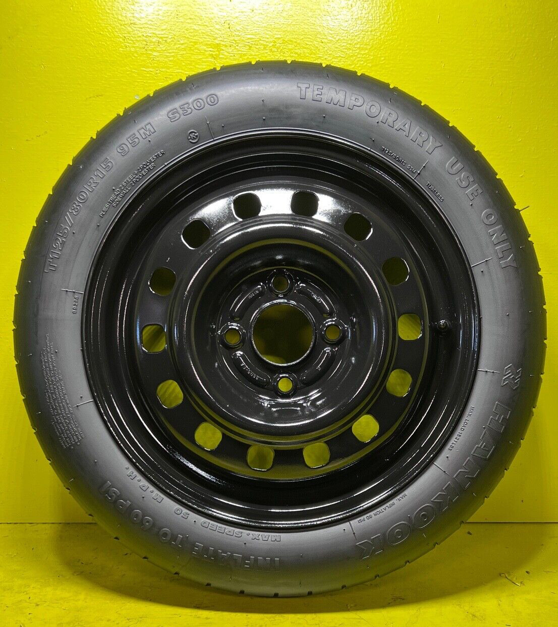 SPARE TIRE 15″ FITS: 2011 2012 2013 2014 2015 2016 2017 2018 2019 FORD FIESTA