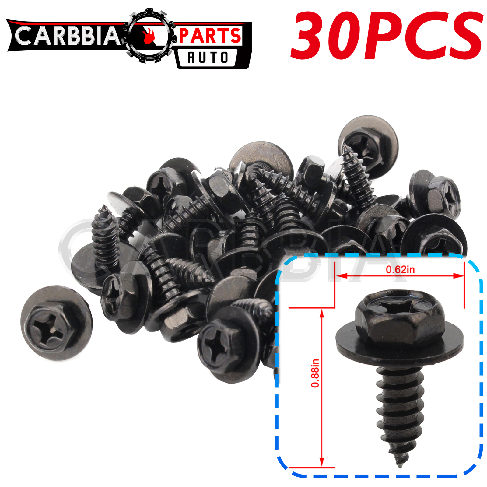 Premium For Toyota 2000-2020 Toyota Pad Screw 90159-60498