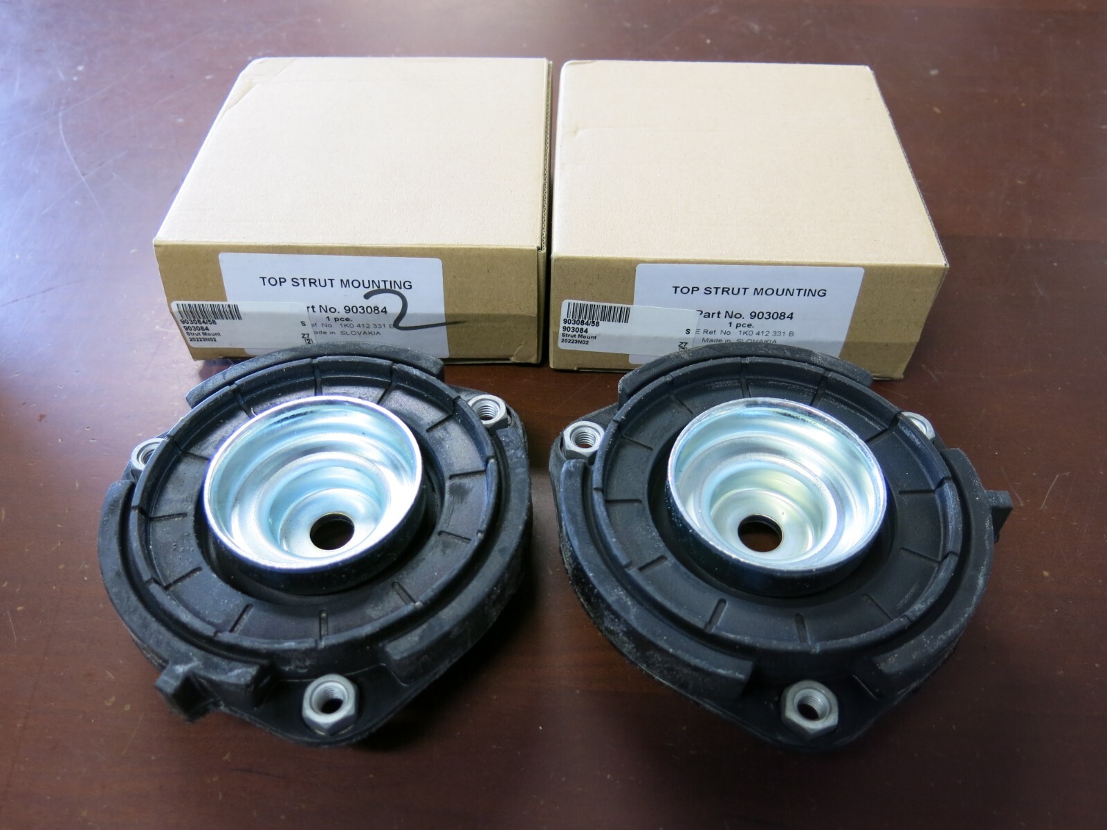 Suspension Strut Mount 903084 PAIR Fits Audi VW 2008-2020