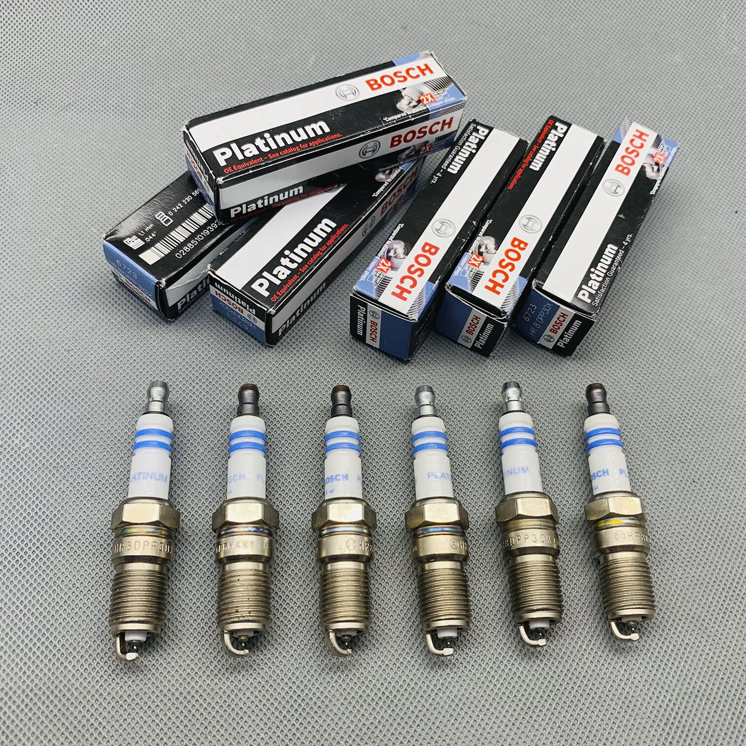OE Germany Platinum Spark Plug 6PCS For Ford Lincoln Mazda Motorcraft SP-433