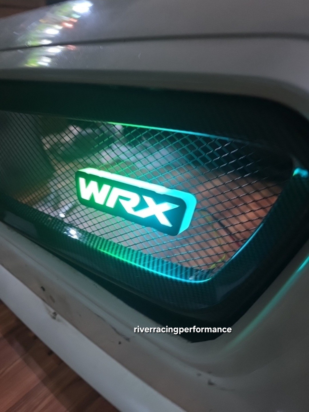 Subaru WRX RGB Front Grille Badge/Emblem LED Light Up Bluetooth Controled
