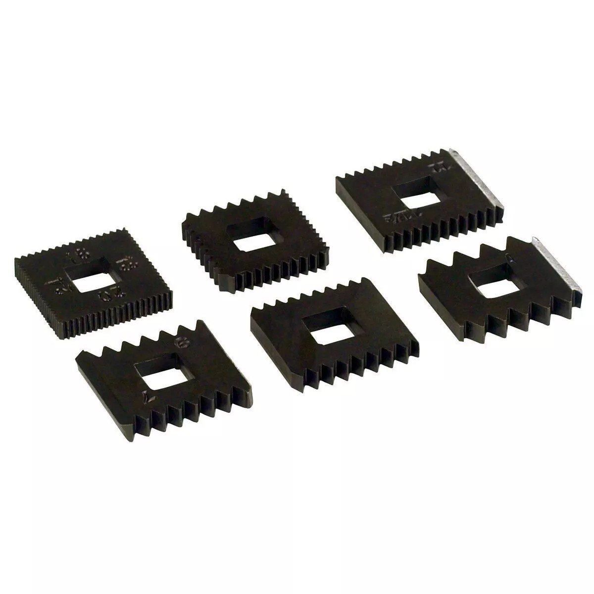 6Pcs/set Standard Die & 1-1/4”-5” O.D Thread Chaser 7402 Restore Kit Tool