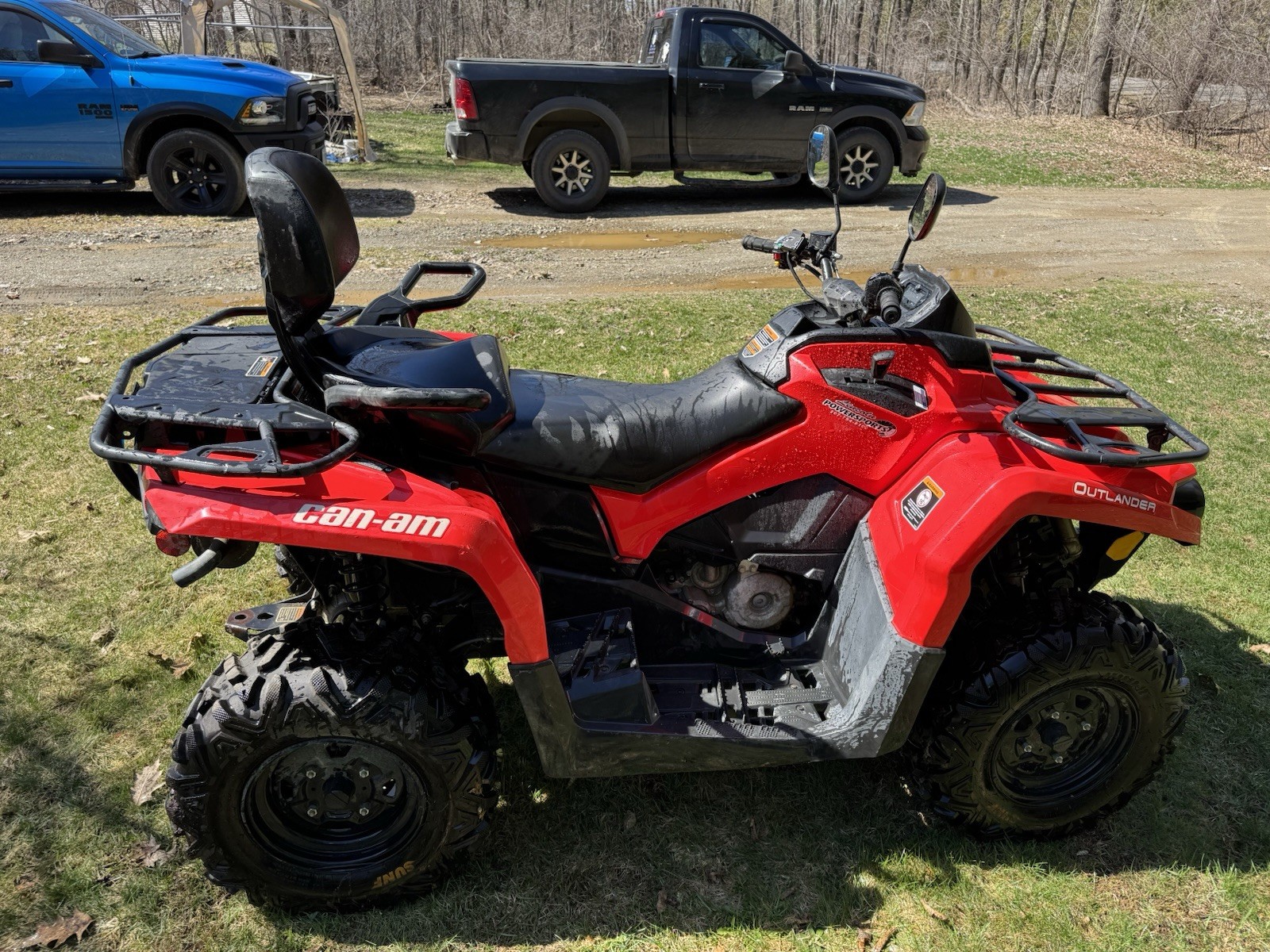 2018 CAN AM Outlander 450 With Front Winch And Ramps