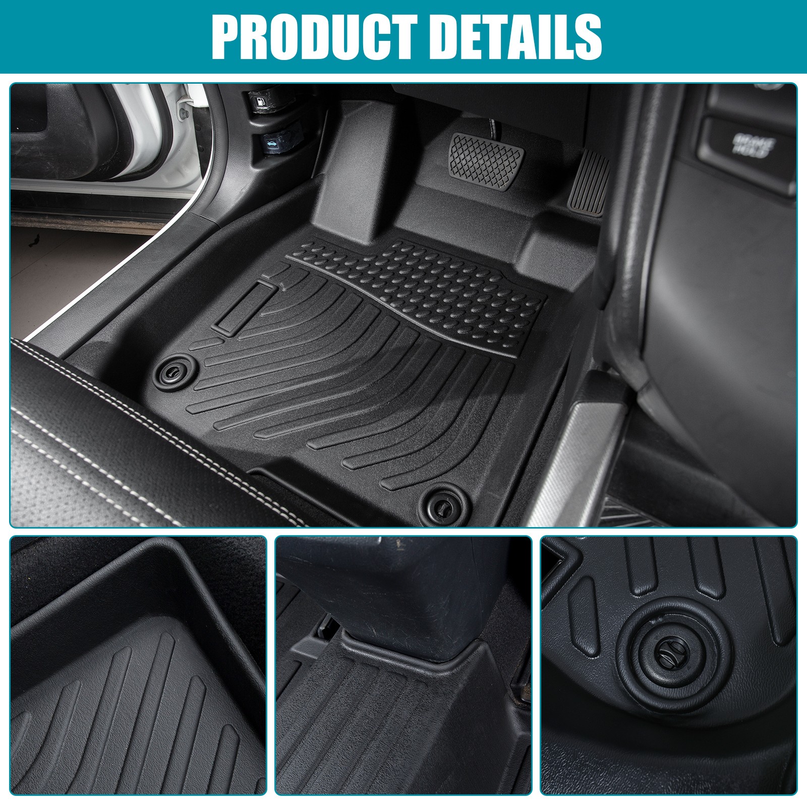 Cargo Liners Car Floor Mats for 16-19 Chevrolet Cruze No Fit 2016 Cruze Limited
