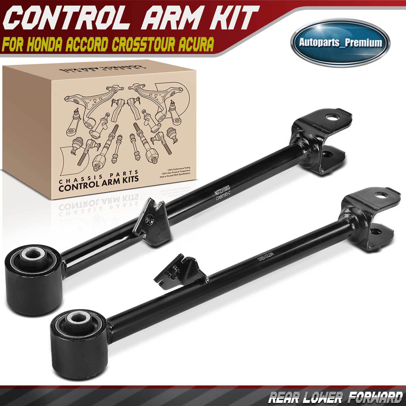 2x Rear Left & Right Lower Forward Control Arm w/ Bushing for Honda Accord Acura