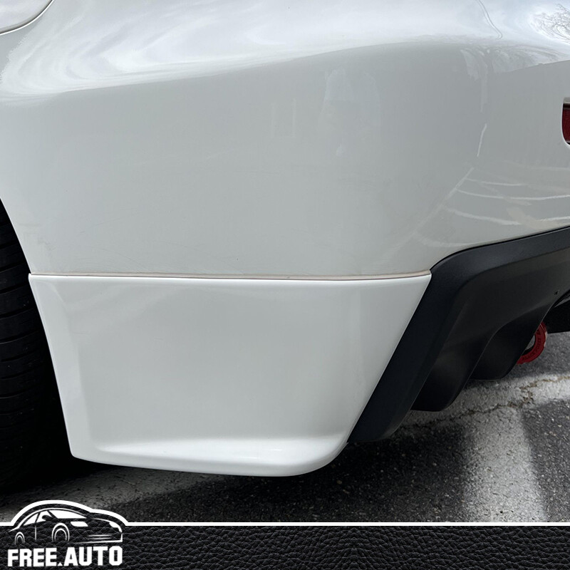 Fits 08-15 Mitsubishi Lancer Evolution Rear Bumper Lip Spats Aprons EVO Style PU