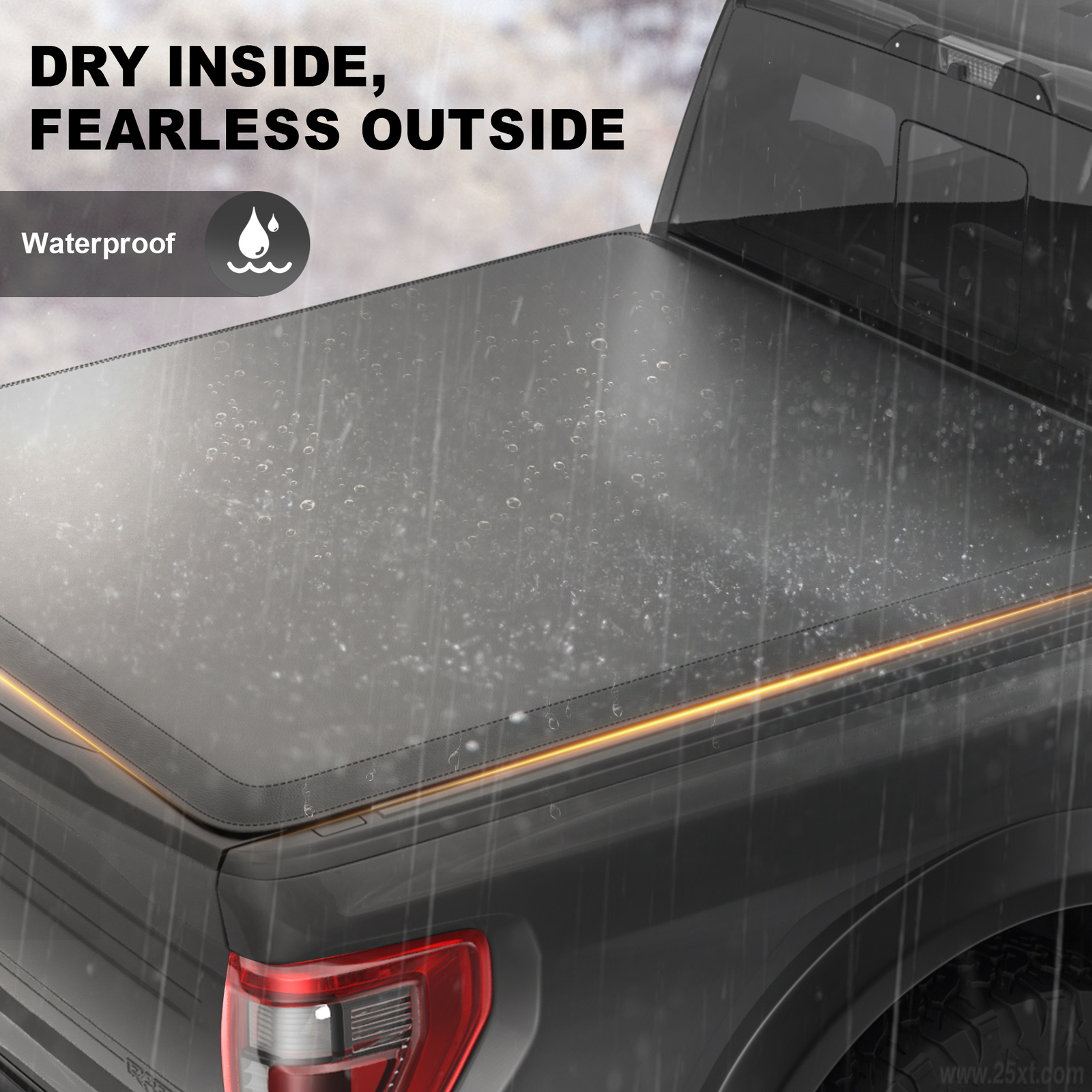 5.5FT Soft Roll-Up Truck Bed Tonneau Cover For 2016-2022 Nissan Titan NON-XD