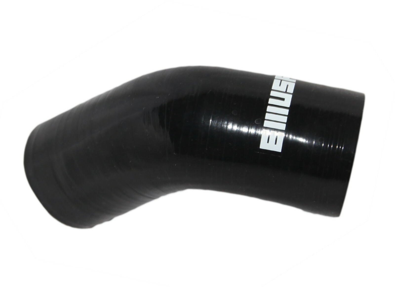 BLACK 5 setx 2.0″ID Universal 45 Degree Elbow Silicone Hose Turbo Pipe+SS Clamps