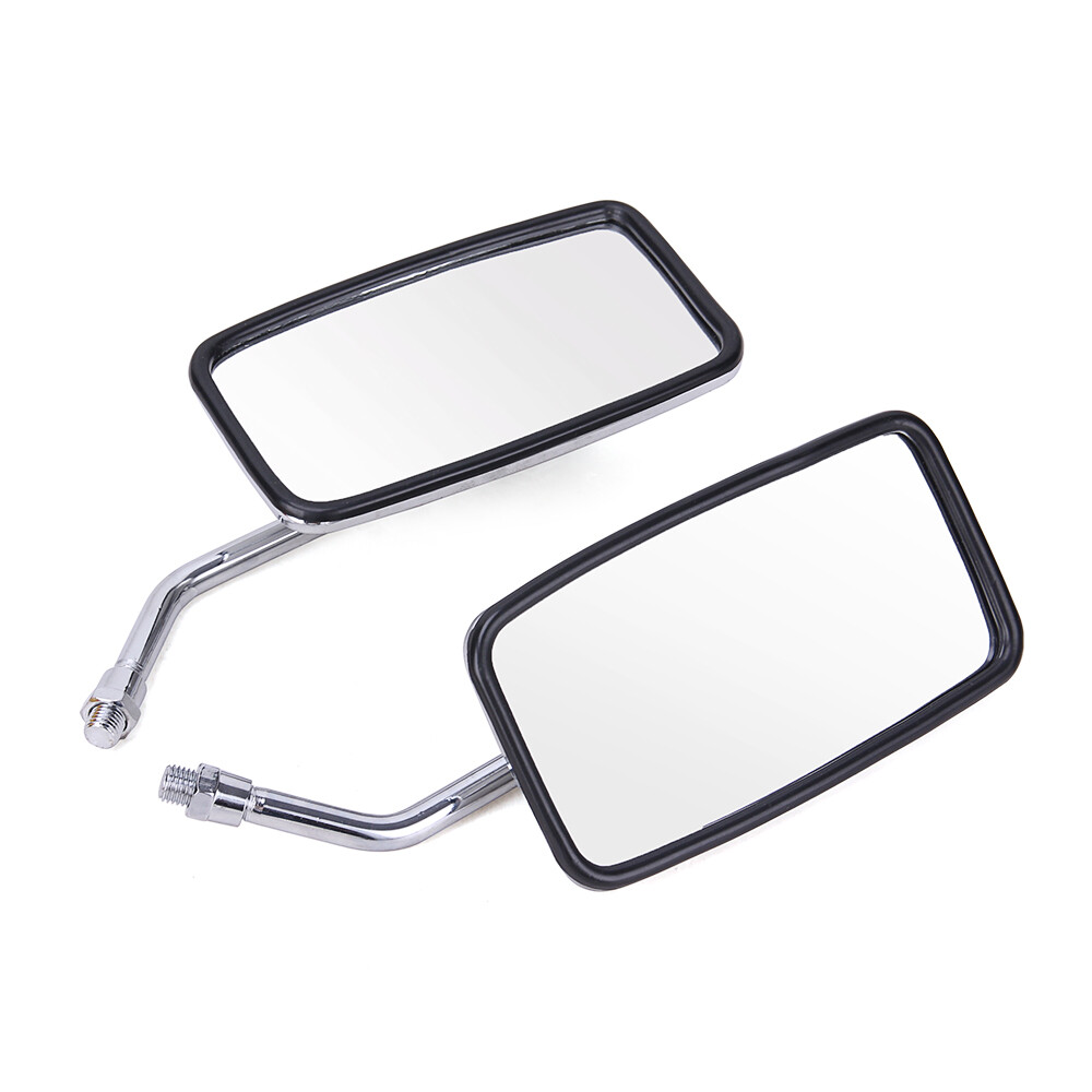 Rectangle Chrome Motorcycle Side Mirror For Honda Rebel 250 CMX250C 300 CMX300