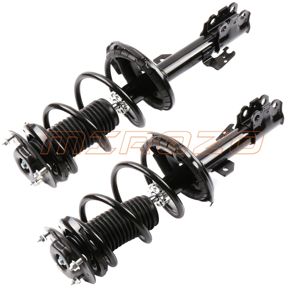 2x Front Complete Struts & Coil Spring Assembly For 2004-2007 Toyota Highlanader